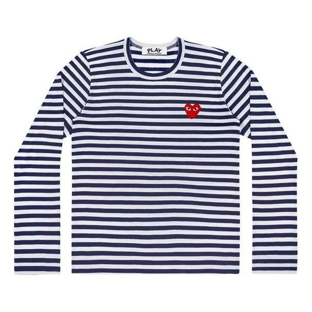 ☆COMME des GARCONS☆ Women's Archive Long Sleeve T-Shirt J2 COMME DES GARCONS PLAY | Peeping Heart Long Sleeve T-Shirt