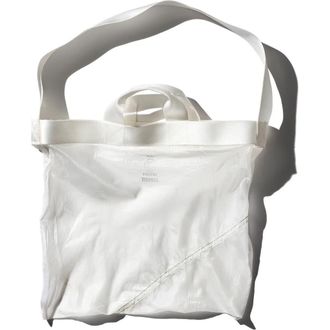 Puebco Vintage Parachute Light 2-Way Bag in White at Nordstrom