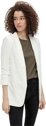 Pieces Pieces Womens Pcboss 3/4 Blazer Noos Suit jacket, Cloud Dancer, XL UK