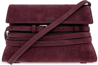 Moschino Tassen, Dames, Paars, ONE Size, Leer, Schoudertas