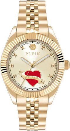 Philipp Plein Plein Valentine Watch - Dames - Horloges - Geel - ONE Size - Accessoires
