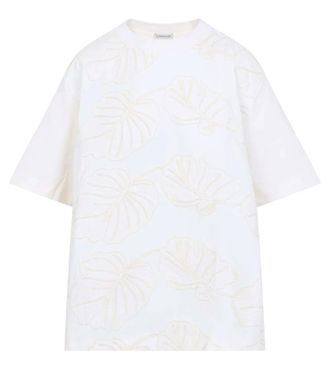 Moncler Natural Crew Neck T-Shirt