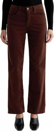 AG - Adriano Goldschmied Brinley Corduroy Jeans In Coffee Bean
