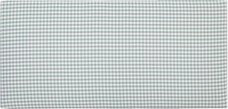 Really Nice Things Cabecero infantil tapizado en vichy color turquesa 110x52cm