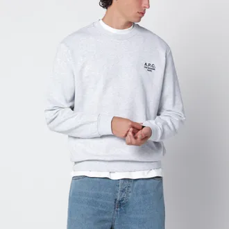 A.P.C. Felpa Rue Madame grigia in cotone