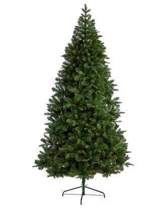 Nearly Natural 8Ft. Grand Teton Spruce Flat Back Artificial Christmas Tree