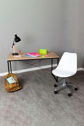 Regalos Miguel Regalos Miguel - Conjuntos De Mesa Y Sillas - Conjunto Escritorio Dek Y Silla Neo Asiento Blanco