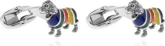 Paul Smith M1Acuff Wdog-96 - Heren - Manchetknopen - Grijs - ONE Size - Leer - Accessoires