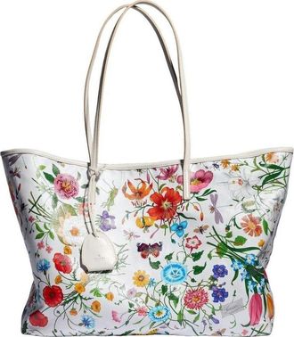 Gucci (WMNS) Gucci Tribeca Large Tote Bag White Multicolor A0034D-FAF8S-9045