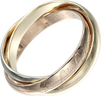 Cartier Pink Gold White Gold Yellow Gold Yellow Gold (18K) Pink Gold (18K) White Gold (18K) Band Ring (Pre-Owned)