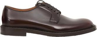 Doucal's Derby veterschoen - Heren - Nette schoenen - Bruin - 44 1/2 EU - Leer - Schoenen