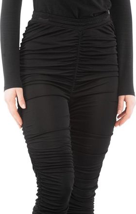 Moschino Womens Black Viscose Casual Pants