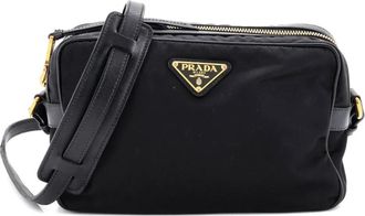 Prada Camera Bag Tessuto Medium crossbody bag - Nero