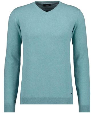 Ragman V-Ausschnitt-Pullover RAGMAN, Herren, Gr. 52, gr&uuml;n (minze, 320), 95% Baumwolle 5% Cashmere, V-Ausschnitt, Pullover V-Ausschnitt-Pullover