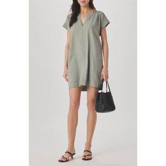 Splendid Short Sleeve Shift Dress in Eucalyptus Green at Nordstrom, Size X-Small