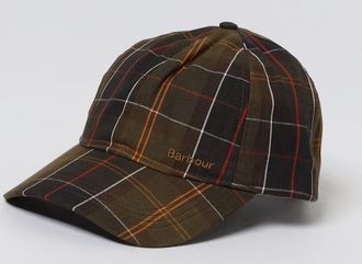 Barbour Cappello Telfield Barbour in cotone tartan