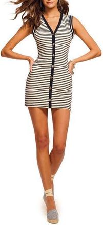 Ramy Brook Nyla Sleeveless Knit Minidress in Spring Navy Pucker at Nordstrom Rack, Size Large