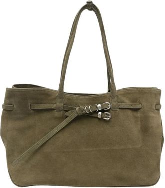 Marge Sherwood Grandma Used Bag Large - Dames - Shoppers - Groen - ONE Size - Leer - Tassen