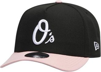 New Era Womens Baltimore Orioles Orioles 9Forty A-Frame Cap - Adult Pink/Black