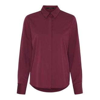 BTF-CPH Btfcph - Bamboe Shirt - Dames - Blouses & Shirts - Rood - Maat: XS Zijde