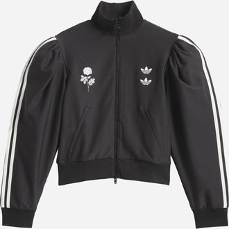adidas Women s Willy Chavarria Blouse Track Jacket Black