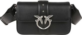 Pinko Pinko, Dames, Tassen, Zwart, Maat: ONE Size Leer