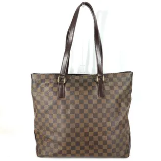 Louis Vuitton Damier Brown Ebene Damier Canvas Shoulder Bag Tote Bag (Pre-Owned)