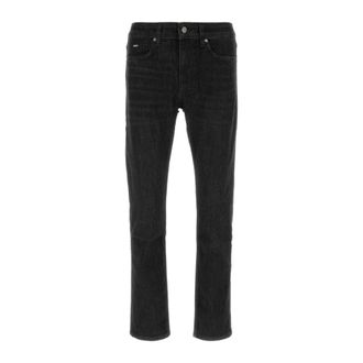 HUGO BOSS Hugo, Straight Jeans, male, Black, Size: W32 Straight Jeans