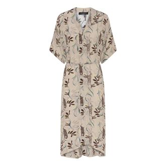 Bruuns Bazaar Shirt Dresses, female, Beige, Size: XS BarcellaBBJanata Dress