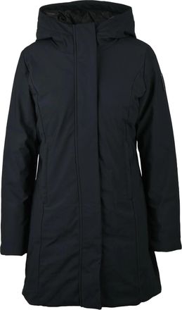 Bomboogie Black Hooded Padded Nylon-Blend Parka