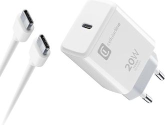 Cellularline Cellularline Achiphkitc2cpd20ww Cargador De Dispositivo M&oacute;vil Universal Blanco Corriente Alterna Carga R&aacute;pida Interior