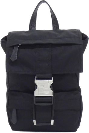 Fendi Black Nylon Backpack (Pre-Owned)