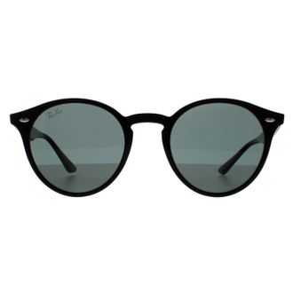 Ray-Ban Round Black Green Sunglasses