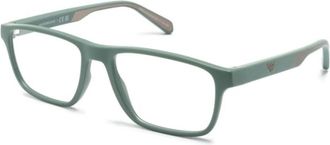 Emporio Armani Optical Frame - Heren - Brillen - Groen - 54 MM - Accessoires