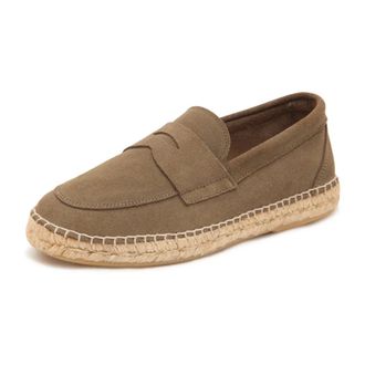 Abarca Espadrilles, male, Green, Size: 7 US Mocassino Serraje Loafer