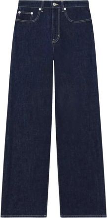 Kenzo Wide Jeans - Dames - Loose Fit Jeans - Blauw - W27 - Katoen - Jeans