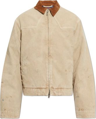 Balenciaga Chaqueta Acolchada con Efecto Vintage - Jackets - Hombre - Beige - 2XL