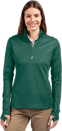 Cutter & Buck Traverse Stretch Eco Quarter Zip Womens Pullover