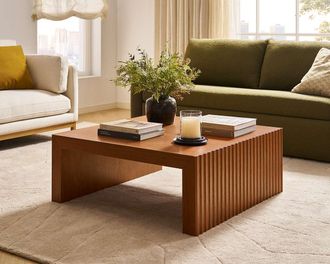 Castlery Sloane Square Coffee Table, Walnut, Brown, Castlery