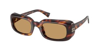 Miu Miu MUB13SF Asian Fit 27L10Y Womens Sunglasses Tortoiseshell Size 52