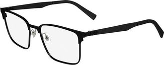 Ferragamo Eyeglasses Square Full Rim, Matte Black Frame And Clear Demo Lens Lens Sf2226002