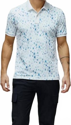 Psycho Bunny Nev Sport Polo Shirt In White