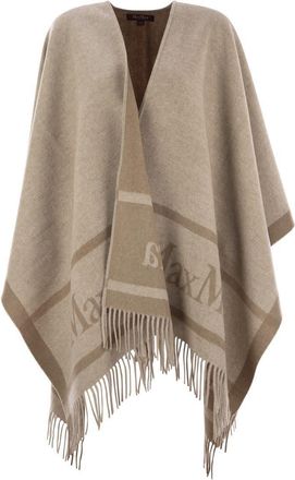Max Mara Hildestd - Jacquard Wool Poncho