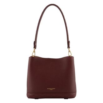 Pourchet Tassen, Dames, Rood, ONE Size, Leer, Manhattan MM