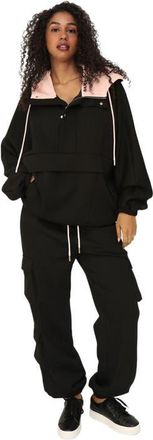 Belle & Bloom Best Of Me Panelled Hoodie in Black at Nordstrom, Size X-Small Au