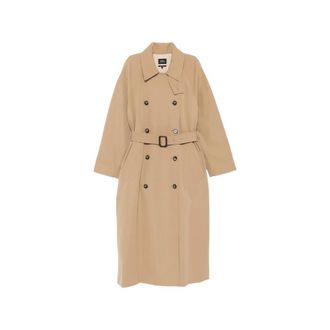 A.P.C. Trench Coats, female, Beige, Size: XS Trench Coat