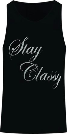 Dead Legacy Mens Dead Legacy Stay Classy Black T Shirt - Size: 38/Regular