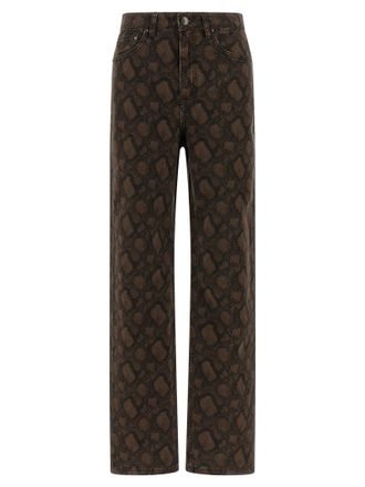 Rotate Ruota Birger Christensen Jeans con stampa animalier