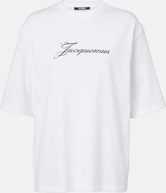 Jacquemus Logo cotton-blend jersey T-shirt