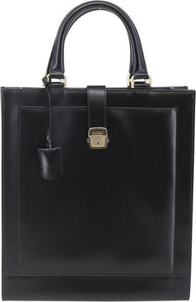 Ferragamo Vintage Tote Bag Leather Leather Tote Bag Bag (Pre-Owned)